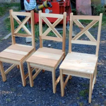 Prodám nové jídelní židle masiv jasan